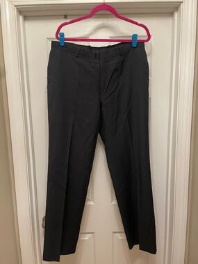 Gucci Men's Black Dress Pants - Slim Tailored Fit 38x30